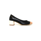 Scarpe Aragì - Decollette Tacco 4,5cm in Pelle - Vento Forte Nero