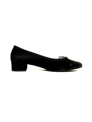 Scarpe Aragì - Decollette Tacco 3 cm in Pelle Scamosciata - Nero