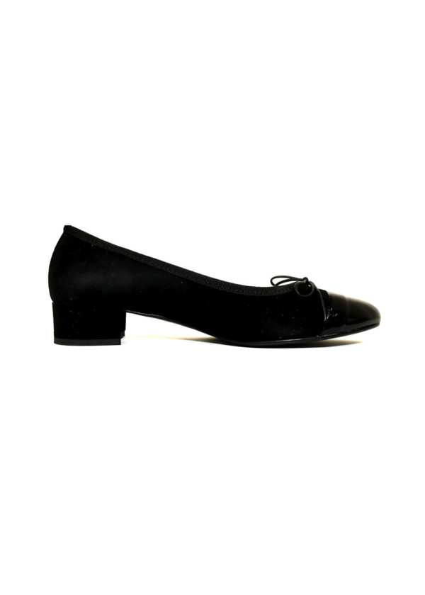 Scarpe Aragì - Decollette Tacco 3 cm in Pelle Scamosciata - Nero